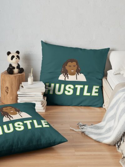 Kankan Hustle Throw Pillow Official Ken Carson Merch