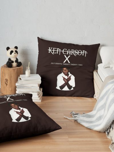 Ken Carson Merch X Ken Carson Throw Pillow Official Ken Carson Merch