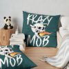 Krazy Mob Throw Pillow Official Ken Carson Merch