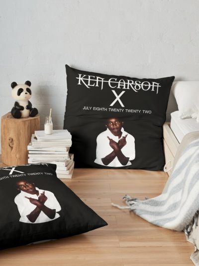 Ken Carson Merch X Ken Carson Throw Pillow Official Ken Carson Merch