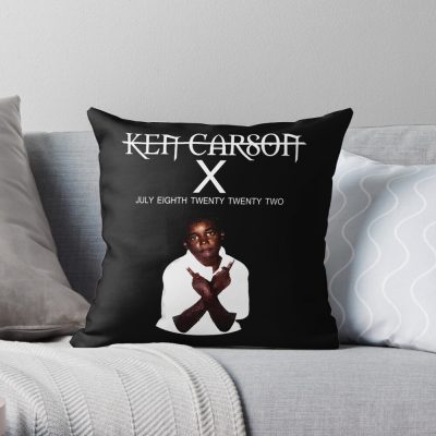 Ken Carson Merch X Ken Carson Throw Pillow Official Ken Carson Merch