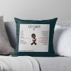 Ken Tracklist Throw Pillow Official Ken Carson Merch