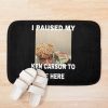 I Paused My Ken Carson To Be Here Bath Mat Official Ken Carson Merch