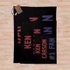 Ken Carson #1 Fan Throw Blanket Official Ken Carson Merch