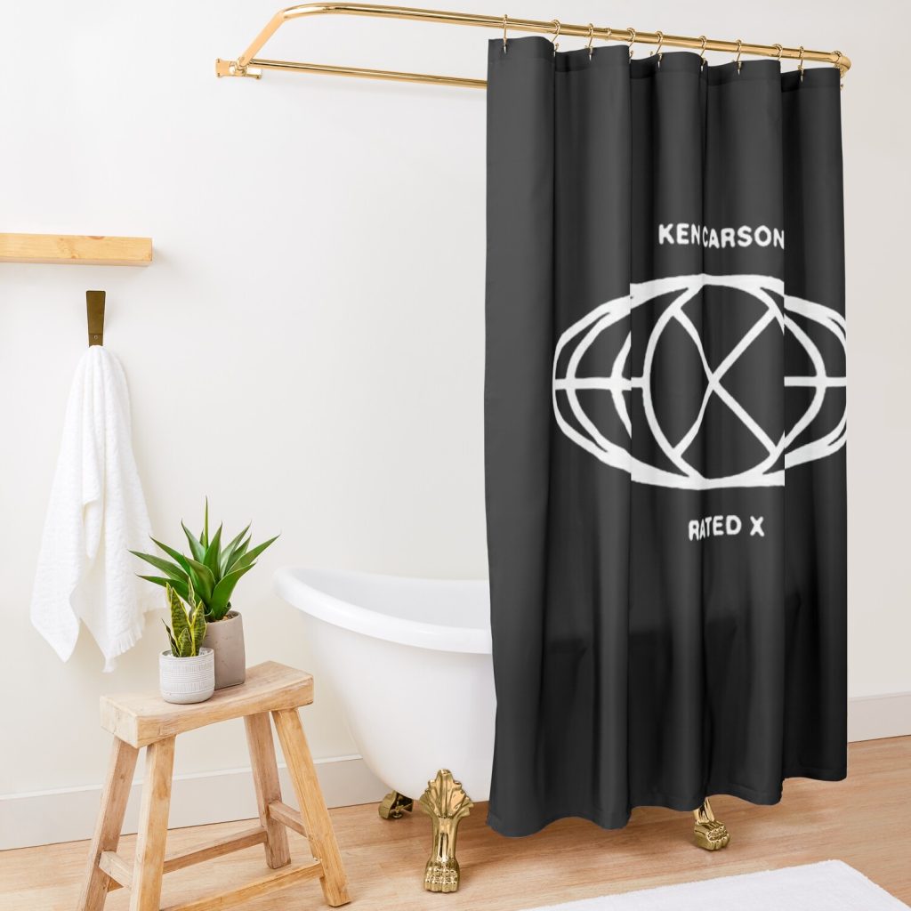 Ken Carson X Rated Shower Curtain Official Ken Carson Merch