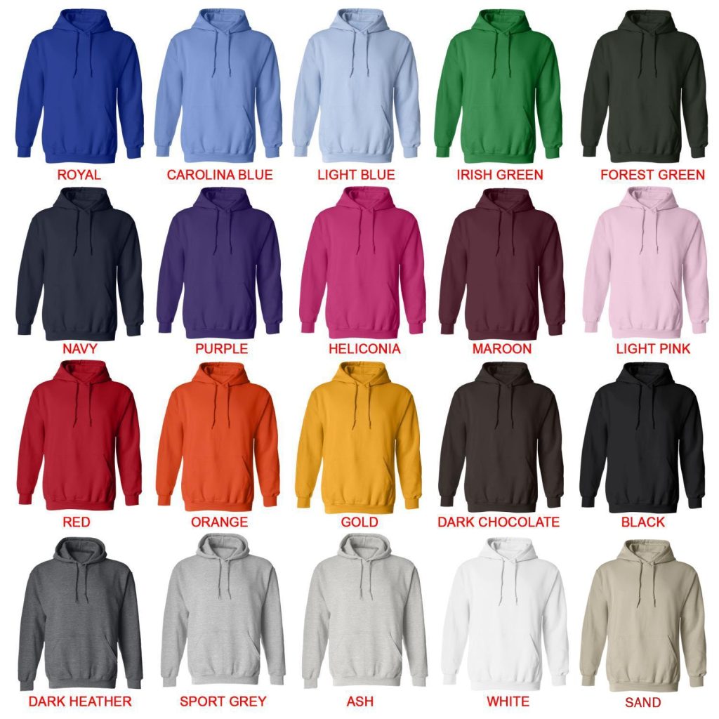 hoodie color chart - Ken Carson Store